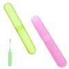 CCLKHY 2 Pcs Toothbrush Case, Toothbrush Travel Case Cover, Portable Toothbrush Storage Case, Sutiable for Home Travel Outdoor Camping Hiking Business Trip view 1