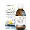 Omega 3 Fish Oil Liquid - Natural Fresh Lemon Flavour with NO Fishy Taste, High Strength DHA/EPA - 200ml Made from Wild Caught Nordic Fish Oil | 3rd Party Tested for Purity - Inner Vitality view 1