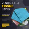 Venuscello 200 x Serviettes Tissue Paper Napkins Sky Blue 2-Ply 33cm for Catering Wedding Birthday Parties - 100 in Each Pack view 2