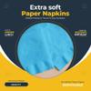 Venuscello 200 x Serviettes Tissue Paper Napkins Sky Blue 2-Ply 33cm for Catering Wedding Birthday Parties - 100 in Each Pack view 4