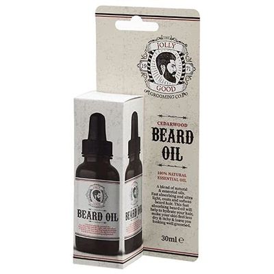 Jolly Good Grooming 100% Natural Cedarwood Beard Oil Moustache 30ml