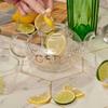 Oak & Steel - Premium Elegant Glass Gin Teapot with Removable Loose Leaf Infuser 800ml - 4 Tea Cups Gift Party Set view 3