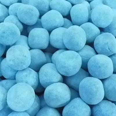 Bon Bon Sweets Retro Bon Bons Fruit Flavour Chewy Bon Bons Pick N Mix Flavour (Blue Raspberry, 500g)