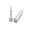 8 Slots Tweezers Stand Holder, Plastic Marble White Tweezers Stander Eyelash Extension Tweezer Tools Eyelash Tweezer Storage Holders (Not Include Tweezers) view 3