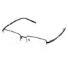 CAOXN Anti-Blue Light Reading Glasses Men's Pure Titanium Half-Frame Hyperopia Optical Glasses Magnification Reader with Diopter +1.00 To +3.00,Black,+1.00 view 1