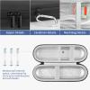 Case for Braun Oral B/Fairywill Sonic/Philips Sonicare Electric Toothbrush with Accessories Storage, Portable Hard Case Travel Protective Cover view 3