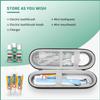 Case for Braun Oral B/Fairywill Sonic/Philips Sonicare Electric Toothbrush with Accessories Storage, Portable Hard Case Travel Protective Cover view 4