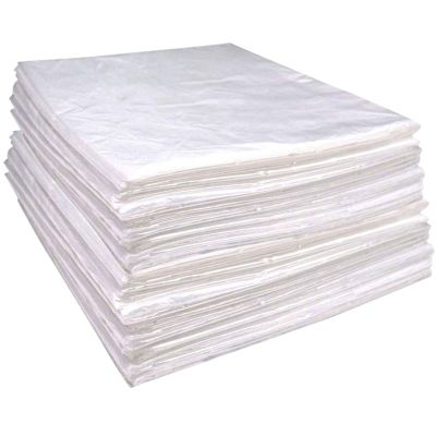 50 Pieces Disposable Plastic Sheeting,for Body Wrap Used Inside a Far Infrared Sauna Blanket,47""x86"" PE (thicken 50 Pcs),2/100