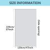 50 Pieces Disposable Plastic Sheeting,for Body Wrap Used Inside a Far Infrared Sauna Blanket,47""x86"" PE (thicken 50 Pcs),2/100 view 2