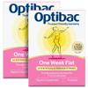 Optibac Probiotics One Week Flat - Vegan Digestive Probiotic Supplement - Suitable for Bloating as Gluten Free - Most Trusted & Recommended Brand - 2 Week Supply, 14 Sachets view 1