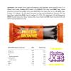 Mountain Joes On-the-Go Soft-Baked Protein Brownie | High Protein with Fibre, Reduced Sugar Bar with 11g Protein | Nutritional & Healthy Gym Snack Bar | Box of 10 x 60g (Box, Chocolate Peanut) view 3