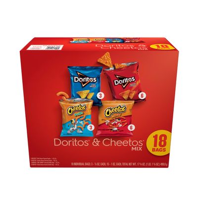Frito-Lay Doritos & Cheetos Mix Variety Pack, (18 Pack)