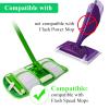 Antoble Reusable Pads Compatible with Flash Speedmop - Washable Microfiber Mop Pad Refills by Turbo - 12 Inch Floor Cleaning Mop Head Pads Work Wet and Dry - 6 Pack view 4