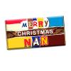 Merry Christmas Nan Xmas Chocolate Bar Wrapper Novelty Gift For Nanny Grandma CH-473 (with chocolate bar) view 1