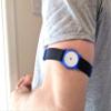 CGM Clips UK - Sensor Armband Holder/Protector Compatible with Freestyle Libre 1/2 (Blue/Black) view 2