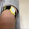 CGM Clips UK - Sensor Armband Holder/Protector Compatible with Freestyle Libre 1/2 (Black/Yellow) view 3