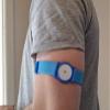 CGM Clips UK - Sensor Armband Holder/Protector Compatible with Freestyle Libre 1/2 (Blue) view 2