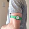 CGM Clips UK - Sensor Armband Holder/Protector Compatible with Freestyle Libre 1/2 (Green) view 2