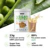 Weider Vegan Protein (540g) Iced Cappuccino Flavour. 23g Protein/dose, Pea Isolate (Pisane) & Rice Protein. with Vitamin B12 & Stevia. Gluten Free, Sugar Free. Packaging 50% Recycled 100% Recyclable view 2