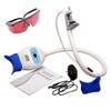 2 Types Safe Reliable Dental Cold Light Smart LED Teeth Whitening Machine Desk Tooth Bleaching Lamp Dental Whitening Instrument with One Goggles,B view 2