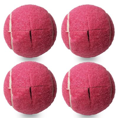 Tennis Balls for Walkers 4 Pack, RMASCOV Precut Tennis Balls for Walkers,Walker Balls Tennis Ball for Chair Legs(Pink)