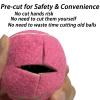 Tennis Balls for Walkers 4 Pack, RMASCOV Precut Tennis Balls for Walkers,Walker Balls Tennis Ball for Chair Legs(Pink) view 3