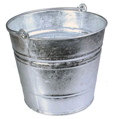 Leecroft 1046 Metal Galvanised Bucket 12Ltr