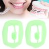 2pcs Cheek Retractor, Food Grade Silicone Mouth Lip Opener Reusable Dental Mouth Opener for Oral Inspection and Teeth Whitening - Light Green view 3