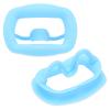 2 Pcs Dental Mouth Opener, Reusable Silicone Mouth Opener for Teeth Whitening Mouth Guard Game Cheek Lip Retractors Expander for Oral Inspection and Teeth Whitening (Blue) view 1