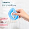 2 Pcs Dental Mouth Opener, Reusable Silicone Mouth Opener for Teeth Whitening Mouth Guard Game Cheek Lip Retractors Expander for Oral Inspection and Teeth Whitening (Blue) view 4