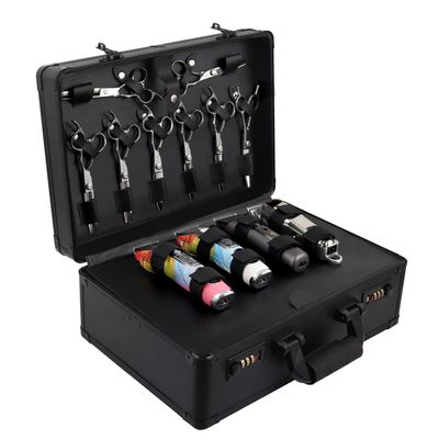 Kinglioncase Barber Case Clipper Bag, Black, L15.2xW10.5xH3.7 inches,
