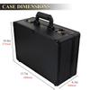 Kinglioncase Barber Case Clipper Bag, Black, L15.2xW10.5xH3.7 inches, view 3