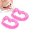 2pcs Mouth Opener, Silicone Dental Cheek Retractor Reusable Oral Cheek Flexible Retracto Dental Mouth Lip Opener for Teeth Whitening, Dental Lip Cheek Retractor Mouthguard - Pink view 1