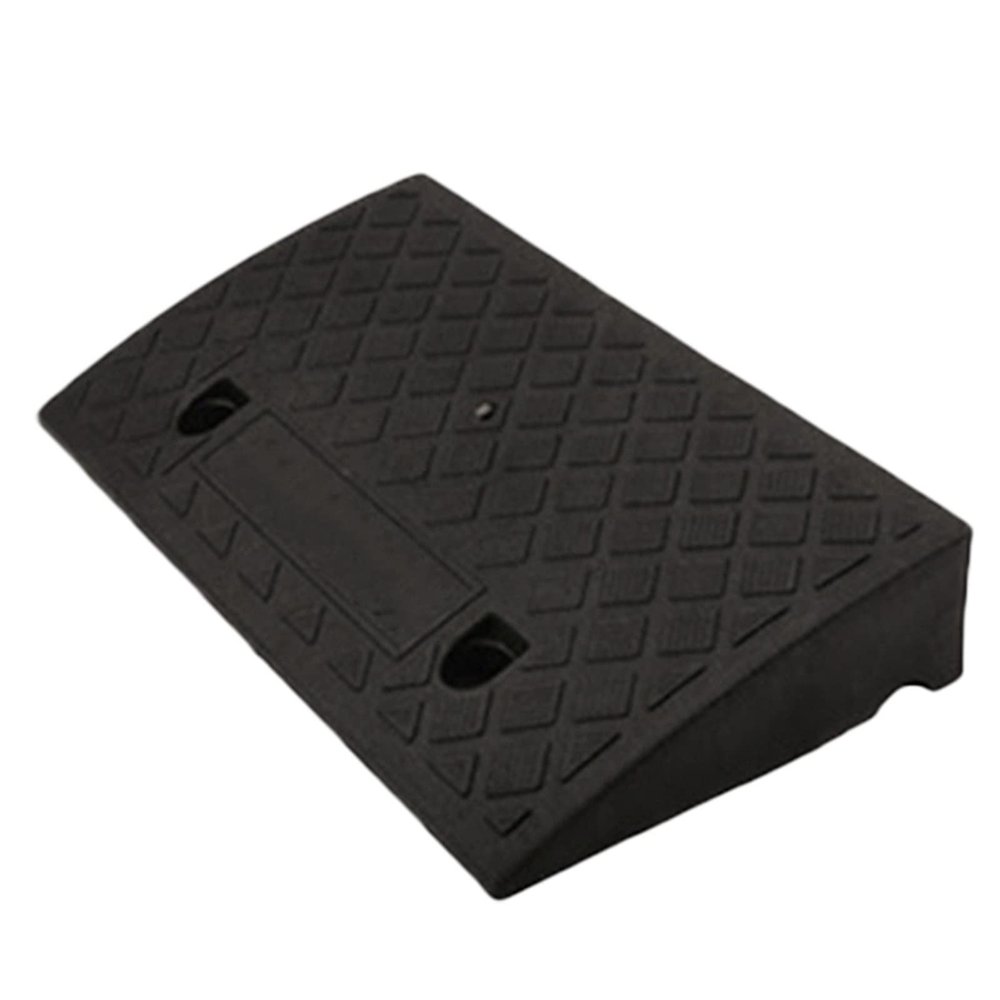 XXIOJUN Large Curb Ramp, Heavy Duty Curb Ramps, Rubber Threshold Ramp for Driveways,Car, Truck, mobility Scooters,wheelchair,caravan (Color : Black, Size : 50x38x15cm)