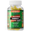 Energy Vitamin B Complex Gummy | Vitamins B2, B3, B5, B6, B12 & Folic Acid with Zinc and Iodine | Tropical Fruit Flavour | 60 Vegan Gummies | Energy Support & Psychological Function by NUTRIGUMS view 1