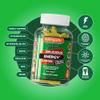 Energy Vitamin B Complex Gummy | Vitamins B2, B3, B5, B6, B12 & Folic Acid with Zinc and Iodine | Tropical Fruit Flavour | 60 Vegan Gummies | Energy Support & Psychological Function by NUTRIGUMS view 3