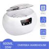 Amasie 600ml Ultrasonic Cleaner Bath Timer For Jewelry Parts Glasses Manicure Stones Cutters Dental Razor Brush Ultrasound Sonic view 2