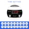 Amasie 600ml Ultrasonic Cleaner Bath Timer For Jewelry Parts Glasses Manicure Stones Cutters Dental Razor Brush Ultrasound Sonic view 3