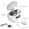 Amasie 600ml Ultrasonic Cleaner Bath Timer For Jewelry Parts Glasses Manicure Stones Cutters Dental Razor Brush Ultrasound Sonic view 4