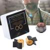 Shanrya Mustache Styling Template, Eco-friendly Mustache Shaping Template Men Safe Black Handlebar Moustache Training Wheel, Husband for Father(default) view 2