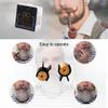 Shanrya Mustache Styling Template, Eco-friendly Mustache Shaping Template Men Safe Black Handlebar Moustache Training Wheel, Husband for Father(default) view 3