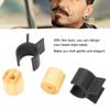Shanrya Mustache Styling Template, Eco-friendly Mustache Shaping Template Men Safe Black Handlebar Moustache Training Wheel, Husband for Father(default) view 4