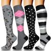 Compression Socks for Women & Men Circulation (4 Pairs)- Best Support for Nurses, Running, Hiking, Medical, Pregnancy view 1