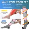 Compression Socks for Women & Men Circulation (4 Pairs)- Best Support for Nurses, Running, Hiking, Medical, Pregnancy view 2