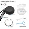 Gxamz Orthodontic Retainer Case with Organizer Bag Aligner Case Bag Retainer Travel Case Pack Mouth Guard Box (Black regular) view 2