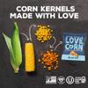 LOVE CORN Sea Salt Crunchy Corn Snack | 450g Bag | Kosher, Vegan, Gluten-Free | Low Sugar, Low Calorie, 3 Ingredients | Alternative for Crisps, Mixed Nuts & Popcorn | Perfect Healthy Graze | UK Made view 3