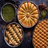 Hafiz Mustafa 1864 Istanbul Baklava Pastry Box - Baked Baklava Dessert Snacks Made from Fresh Phyllo Dough Sheets, Pistachio, Hazelnut, Walnut - Turkish Sweets Tray Gift Ideas for Birthday, Christmas view 4