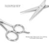 Beard Scissors Stainless Steel Men's Beard Eyebrows Scissors Men Facial Beard Mustache Trimming Grooming Scissors(2#) view 3
