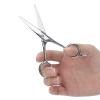 Beard Scissors Stainless Steel Men's Beard Eyebrows Scissors Men Facial Beard Mustache Trimming Grooming Scissors(2#) view 4