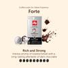 illy Coffee - Forte Coffee Pods - 100% Arabica Coffee - Extra Dark Roast - Ideal for your Espresso Lungo - Nespresso Compatible illy Coffee Capsules - Pack of 10 view 2